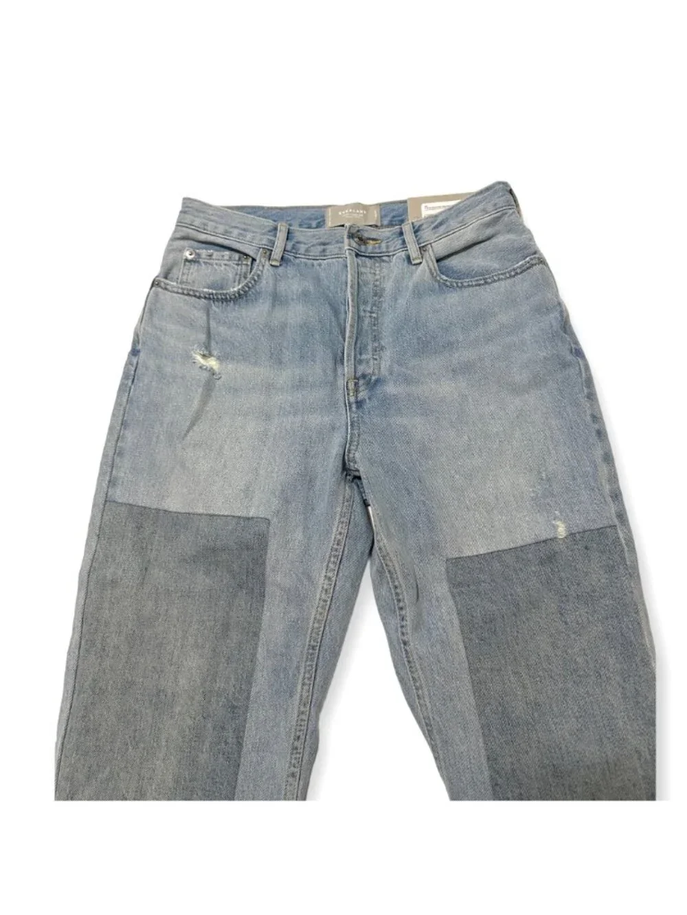EVERLANE 90s Cheeky Patchwork Jean, Ankle, Size 27R, New with Tag